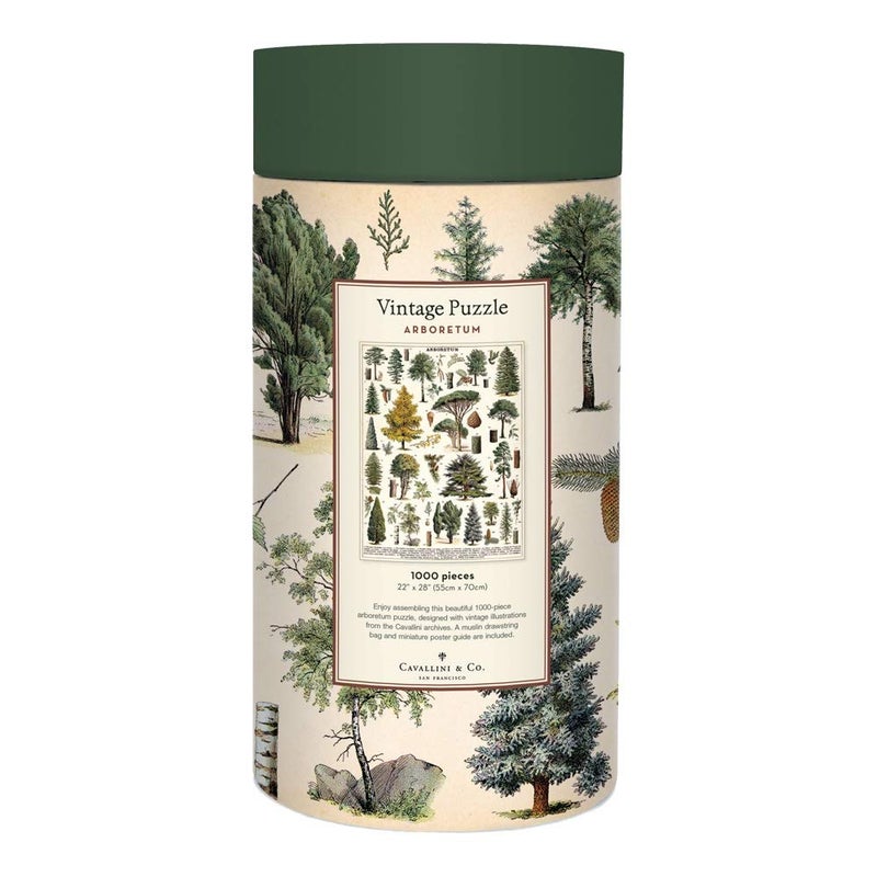 CAVANILLI & CO. Cavallini Papers & Co. Arboretum 1,000 Piece Puzzle, Multi - Image 3